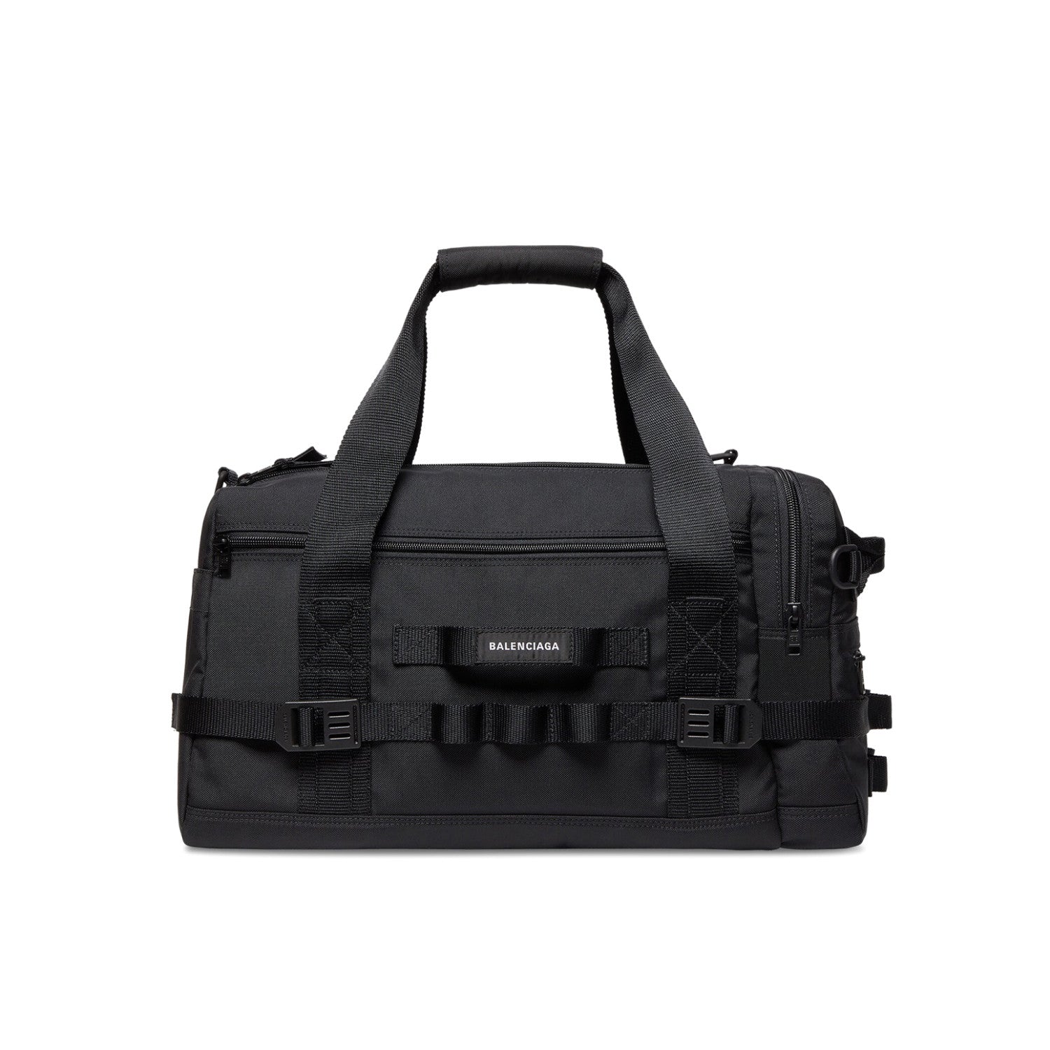 Balenciaga Men's Solid Color Adjustable Removable Simple Nylon Fabric Handle Shoulder Travel Bag Bags #75673
