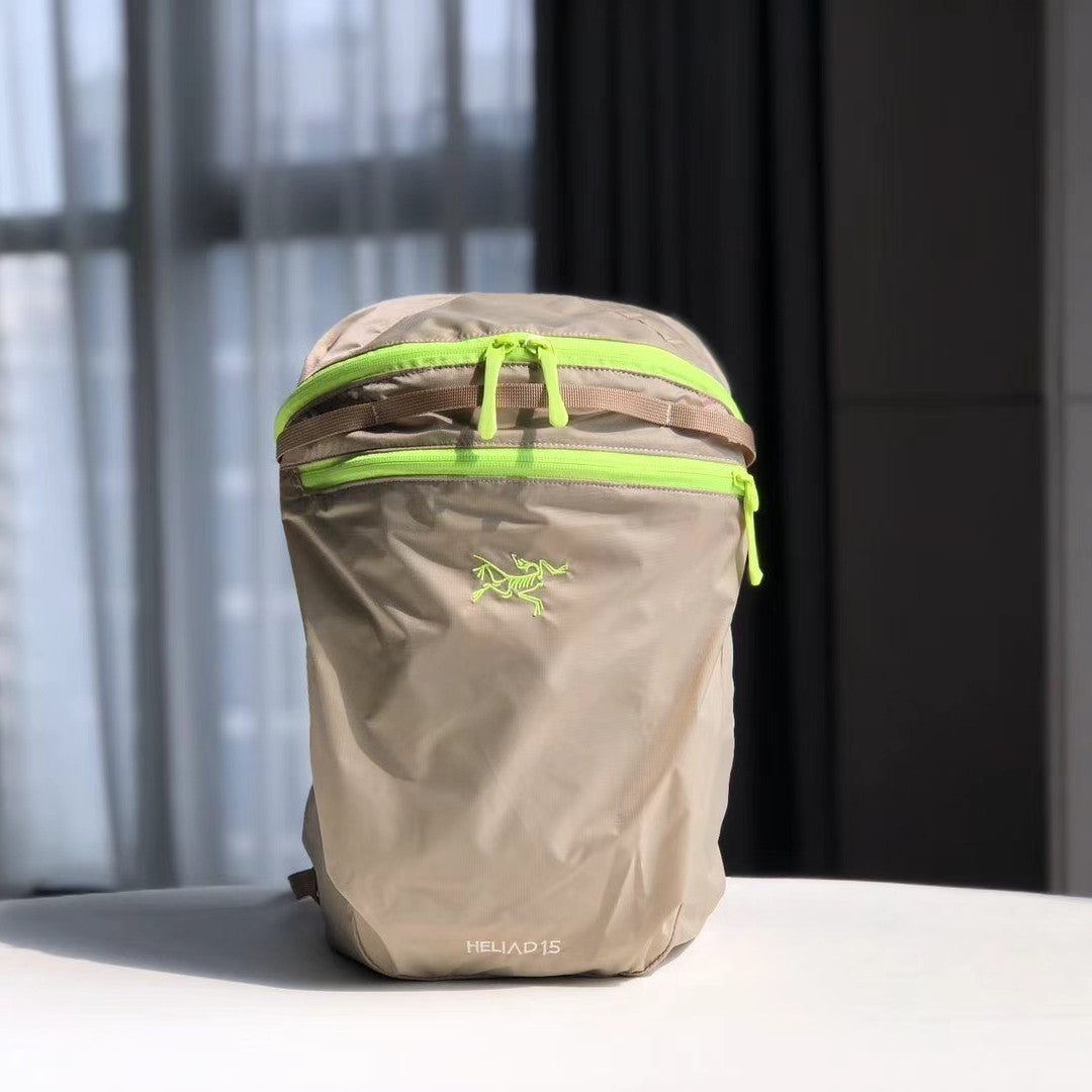Arcteryx Men's And Women's Solid Color Embroidered Logo Outdoor Multifunctional Boarding Hiking Nylon Shoulder Bag Bags #75342