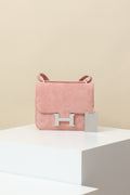 Hermès Suede Backpack Crossbody Bag #381136
