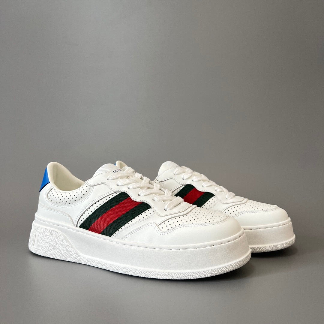 Gucci Chunky BGG Black And White Panda Biscuit Shoes Couple Model Cowhide Stitching GG Embossed Cowhide #332565