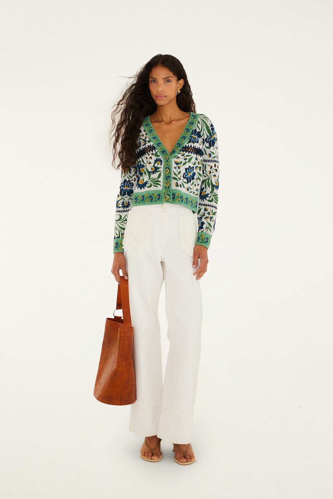 Off-White Manoela Buttoned Knit Cardigan