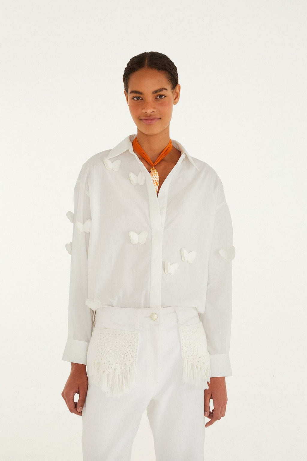 Off-White Butterflies Blouse
