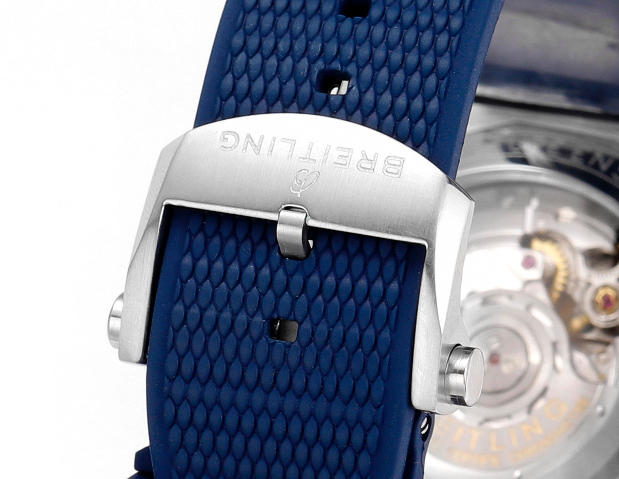 Breitling Silicone Bracelet Mechanical Watch #96675