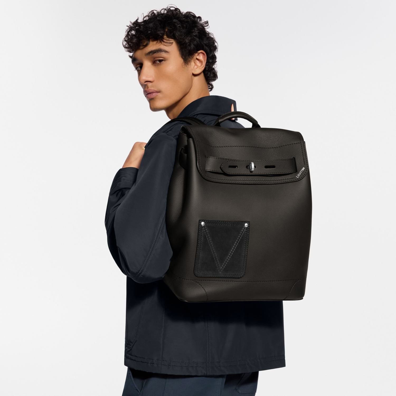 LOUIS VUITTON Steamer Backpack LV Touch Men Bags M27063 #376465