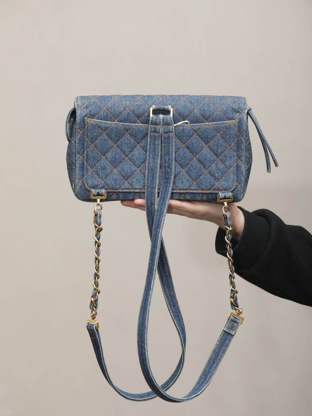 Chanel Women's Fashion Classic Diamond Quilted Logo Chain Backpack Crossbody Bag Bags #79542