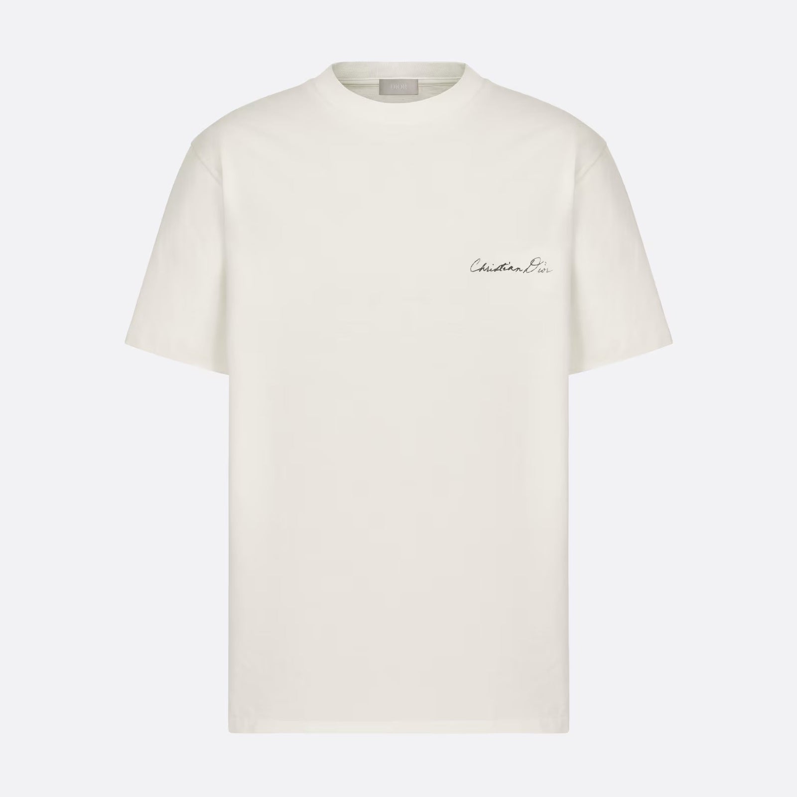 Dior Men's Summer Letter Logo Solid Colour Round Neck Cotton Short Sleeve T-Shirt #99457