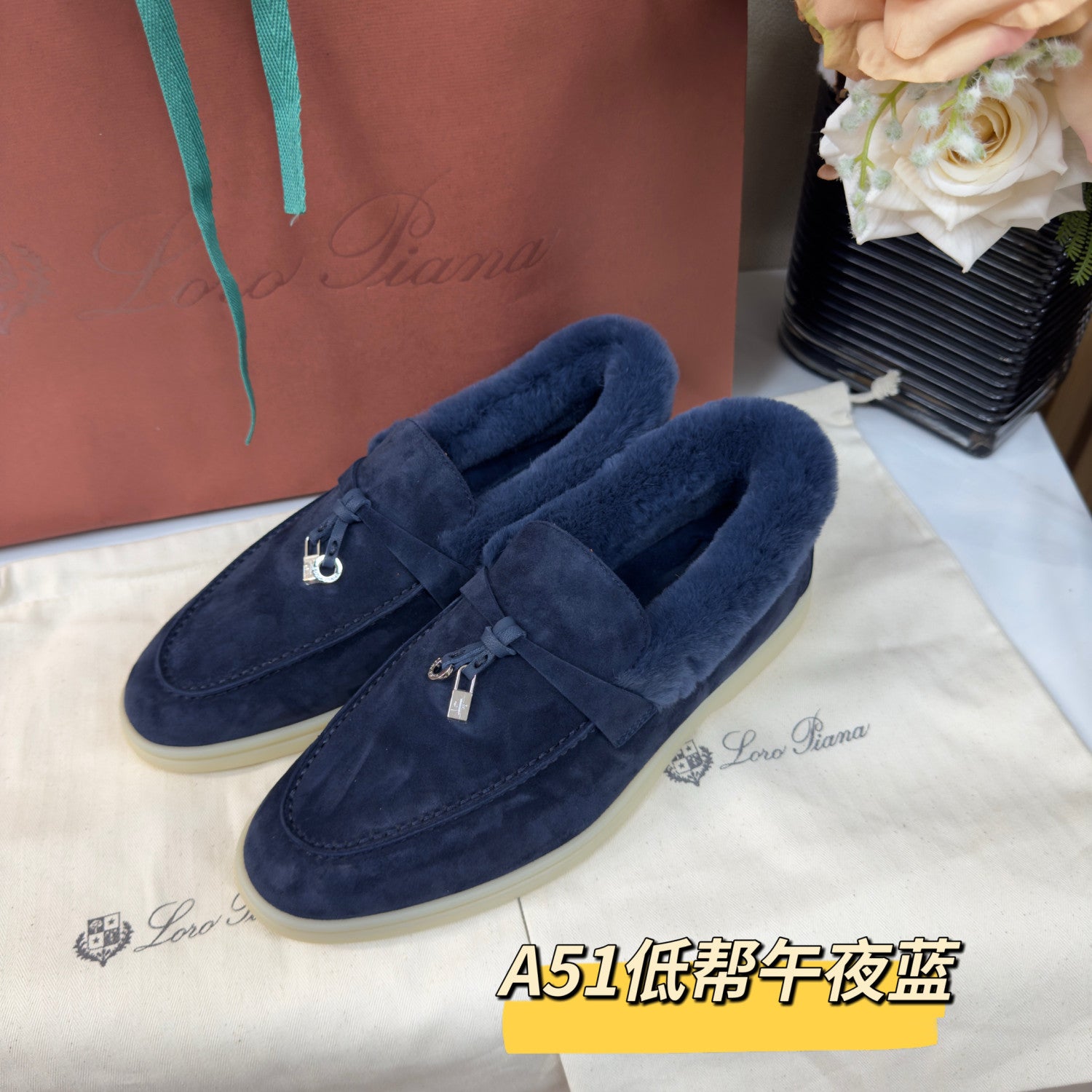 Loro Piana Summer Charms Walk Loafer Suede Moorland #334047
