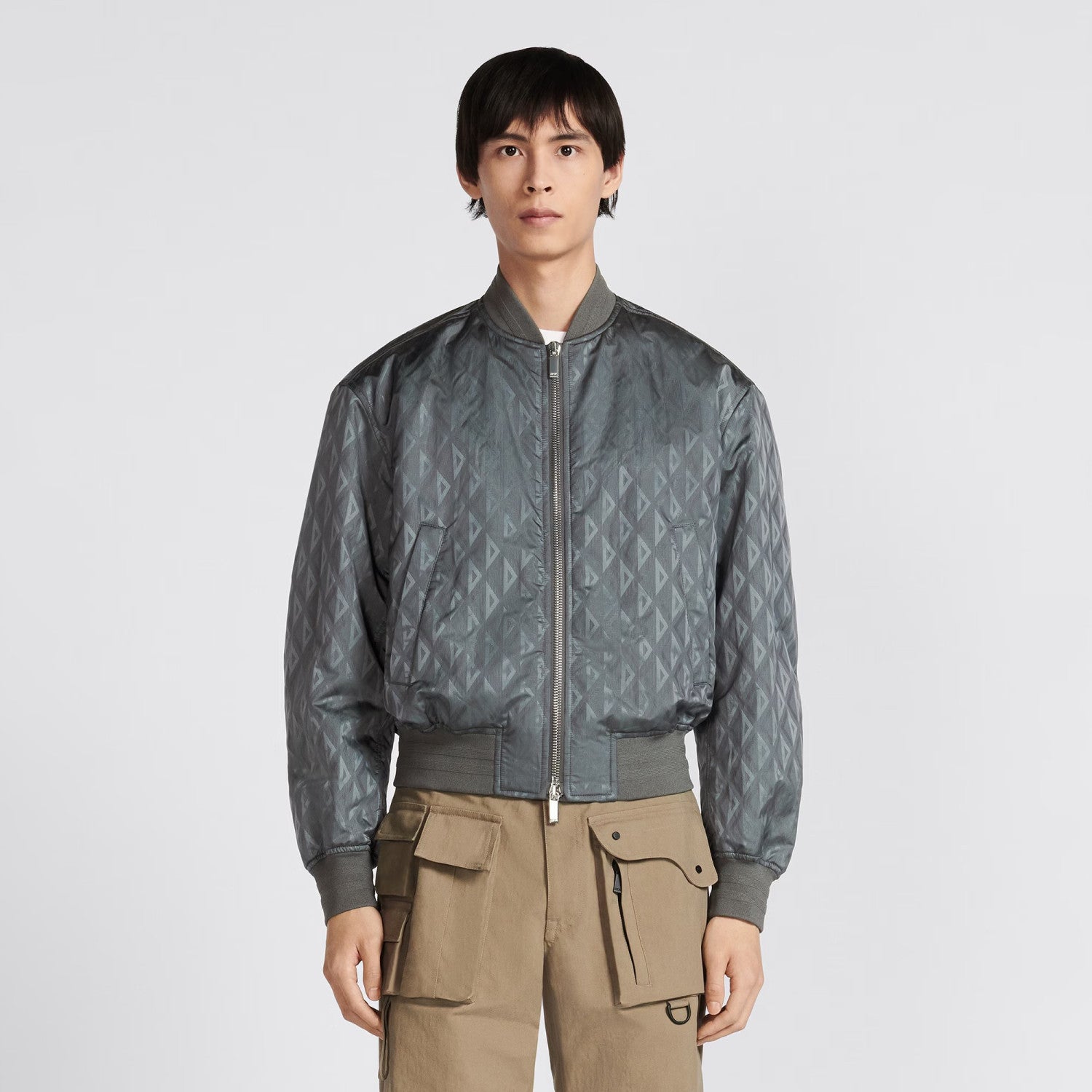 Dior Jacquard Zipper Jacket #96117