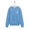 Loewe Men's High-Street Logo Jacquard Double-Layer Wool Casual Solid-Color Spring/Fall Long-Sleeve Pullover Hoodie Sweatshirt #81712