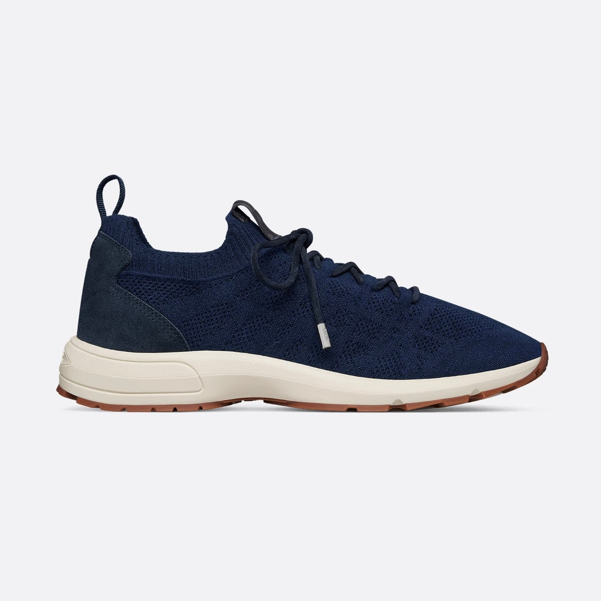 DIOR B80 Lounge Sneaker Dior Gray Cannage Cashmere Wool and Silk Knit with Dior Gray Suede#336623