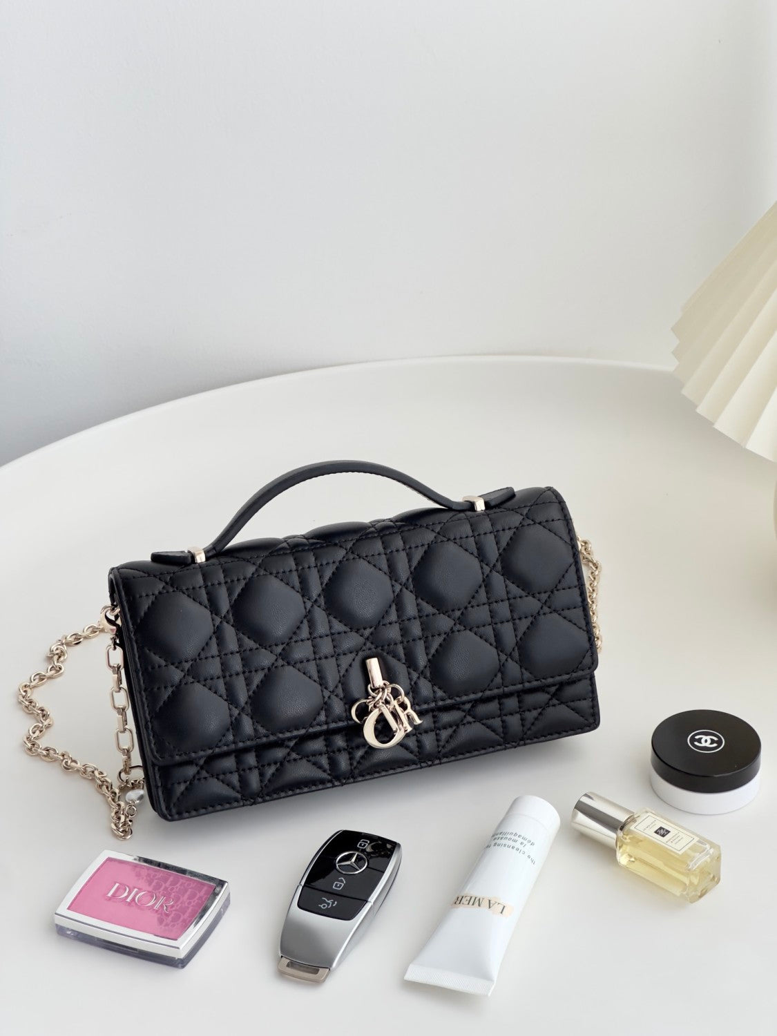 Dior Miss My Dior Minimalist Elegant Flap Bag with D.I.O.R. Charm Fashionable Casual Chain-Strap Flap Bag in Lambskin Bags S0980ONMJ_M900 #197188
