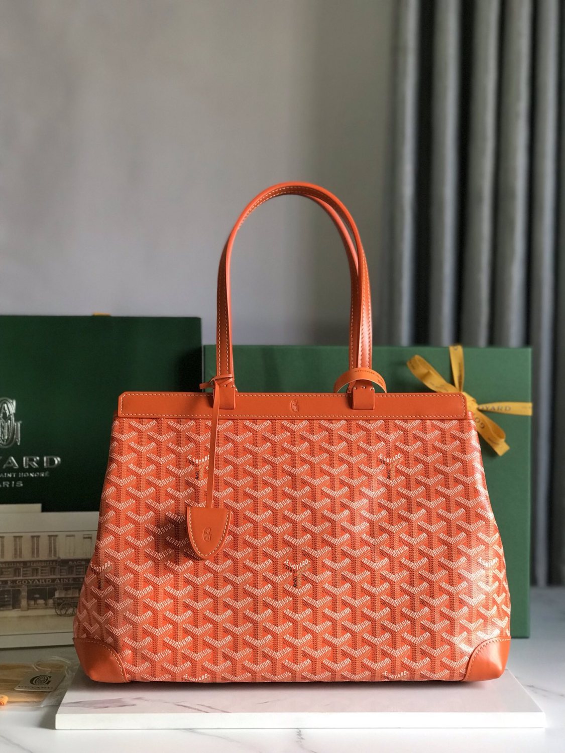 Goyard Bellechasse Biaude Small Tote Bag Commuter Series Everyday And Business Commuting Handbag/shoulder Bag Sandstone Y-shaped Graffiti Bag Bags #196803