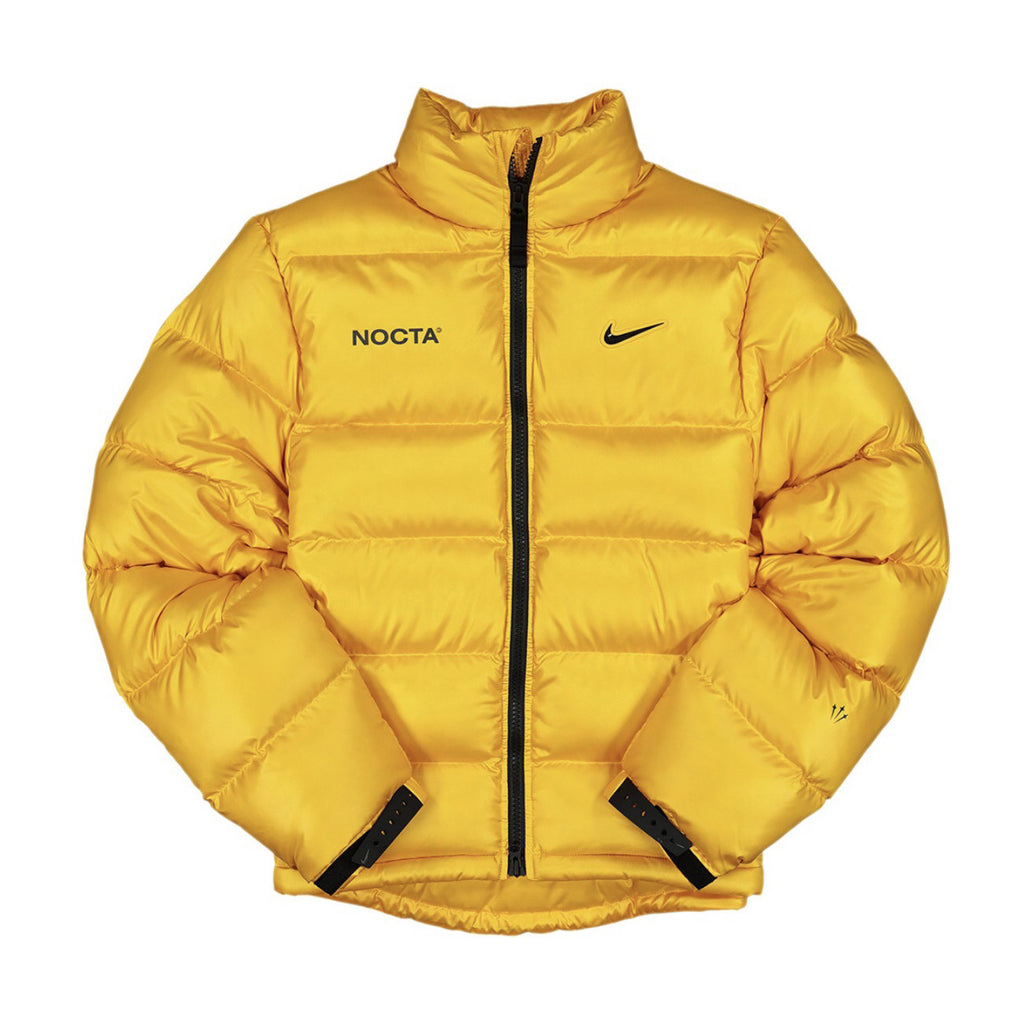 Nike x Drake Nocta Men's Winter Solid Colour Logo Lapel Zipper Long Sleeve Puffer Down Jacket #97737