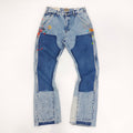 Gallery Dept Vintage Blue Spliced Jeans Pants #96557