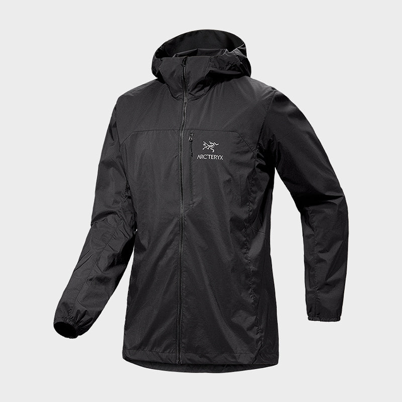 Arcteryx Men's Squamish Hoody Lightweight Hooded Solid Color Spring & Autumn Casual Zipper Long Sleeve Jacket #81286