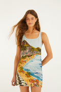 Multicolor Copacabana Beach Mini Dress