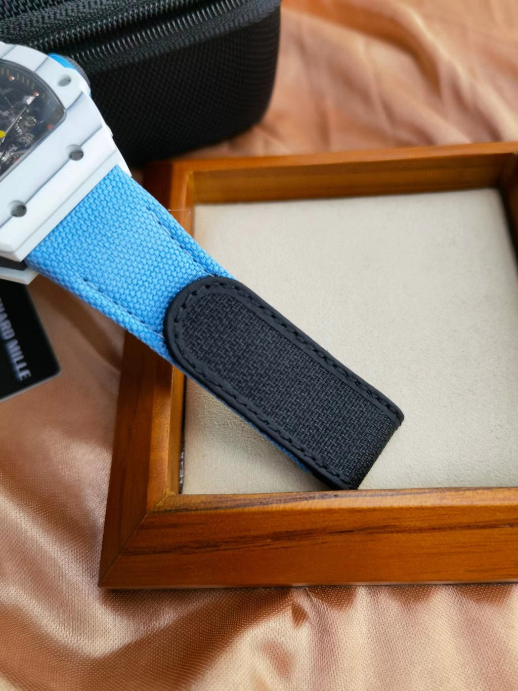 Carbon Fiber Tourbillon Wrist Watch Accessories Jewelry #82468