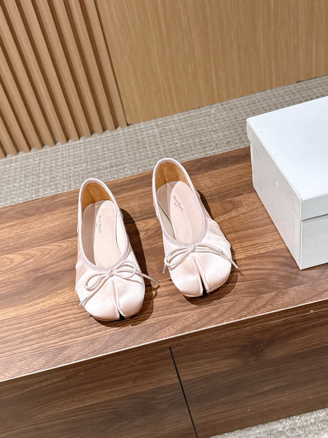 Maison Margiela Ballet Strappy Shoes Tabi Ballerina #383031