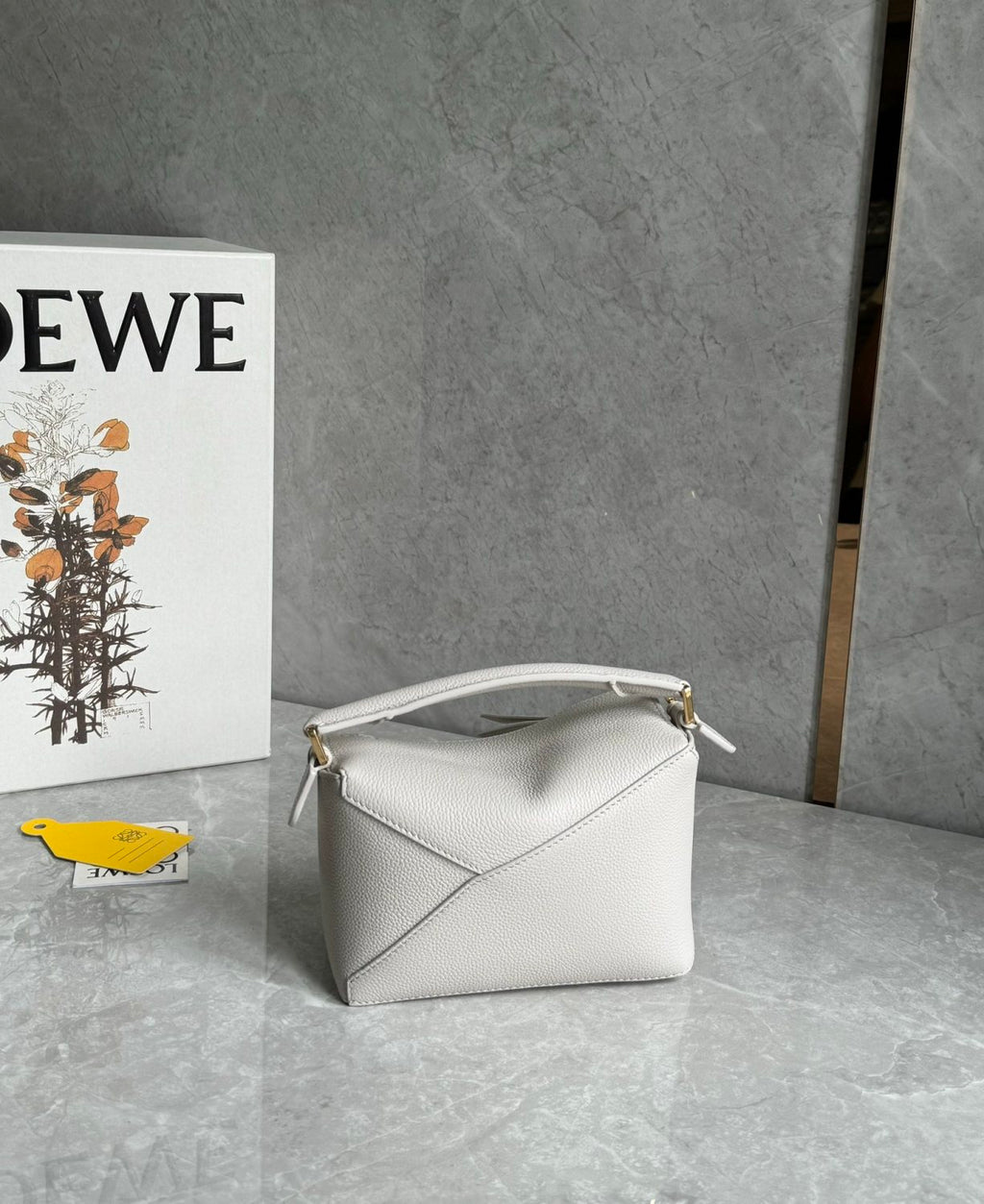 Loewe Women's Fashion Classic Solid Color Small Mini Soft Grained Cowhide Leather Puzzle Handbag Tote Shoulder Bag Bags A510P88X16-9567 #78731