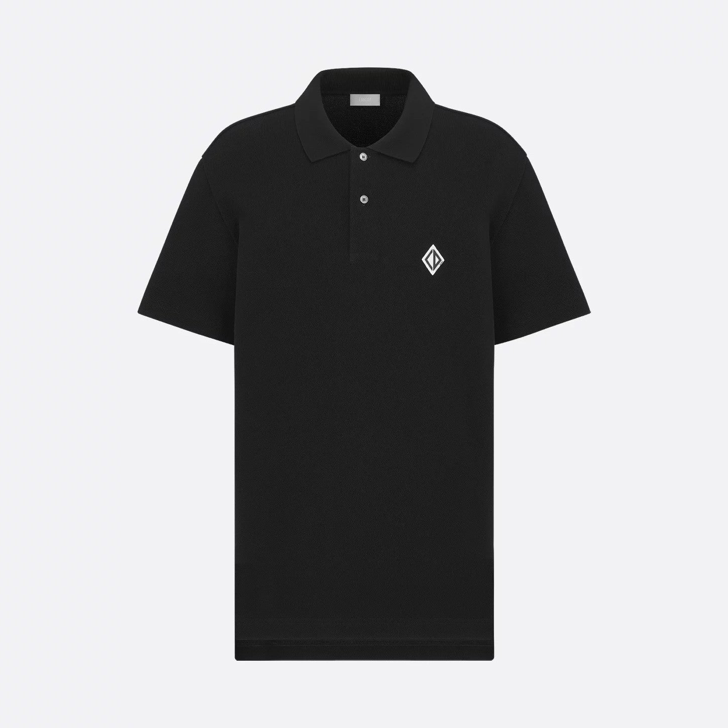 Dior Men's Summer Solid Color Logo Printed Cotton Polo Neck Short Sleeve T-Shirt #76569