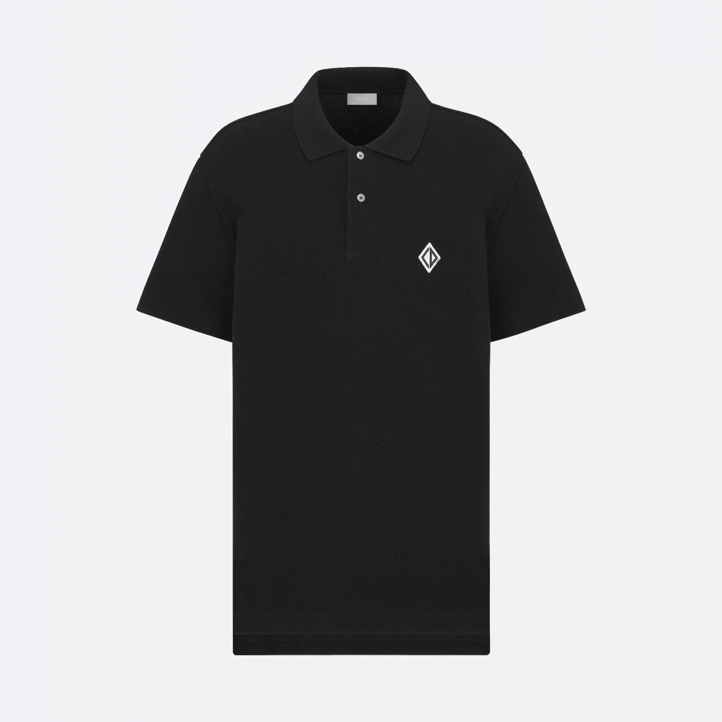 Dior Men's Summer Solid Color Logo Printed Cotton Polo Neck Short Sleeve T-Shirt #76569