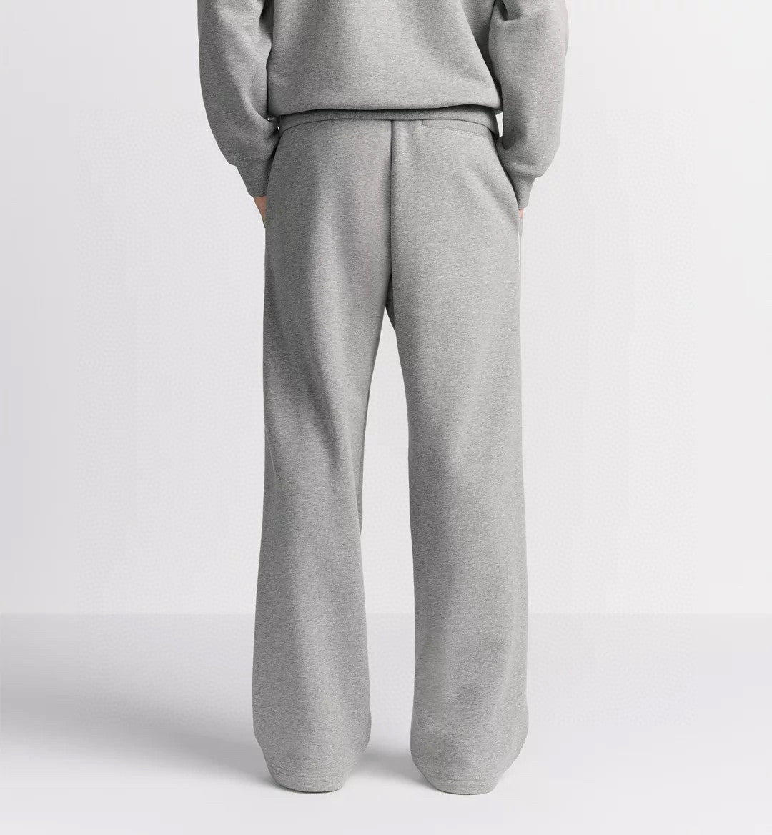 Dior Men's Spring/Autumn Solid Color Cotton Qilong Embroidered Logo Half-Zip Long-Sleeved Sweatshirt and Casual Sports Pants Set Suit #77946