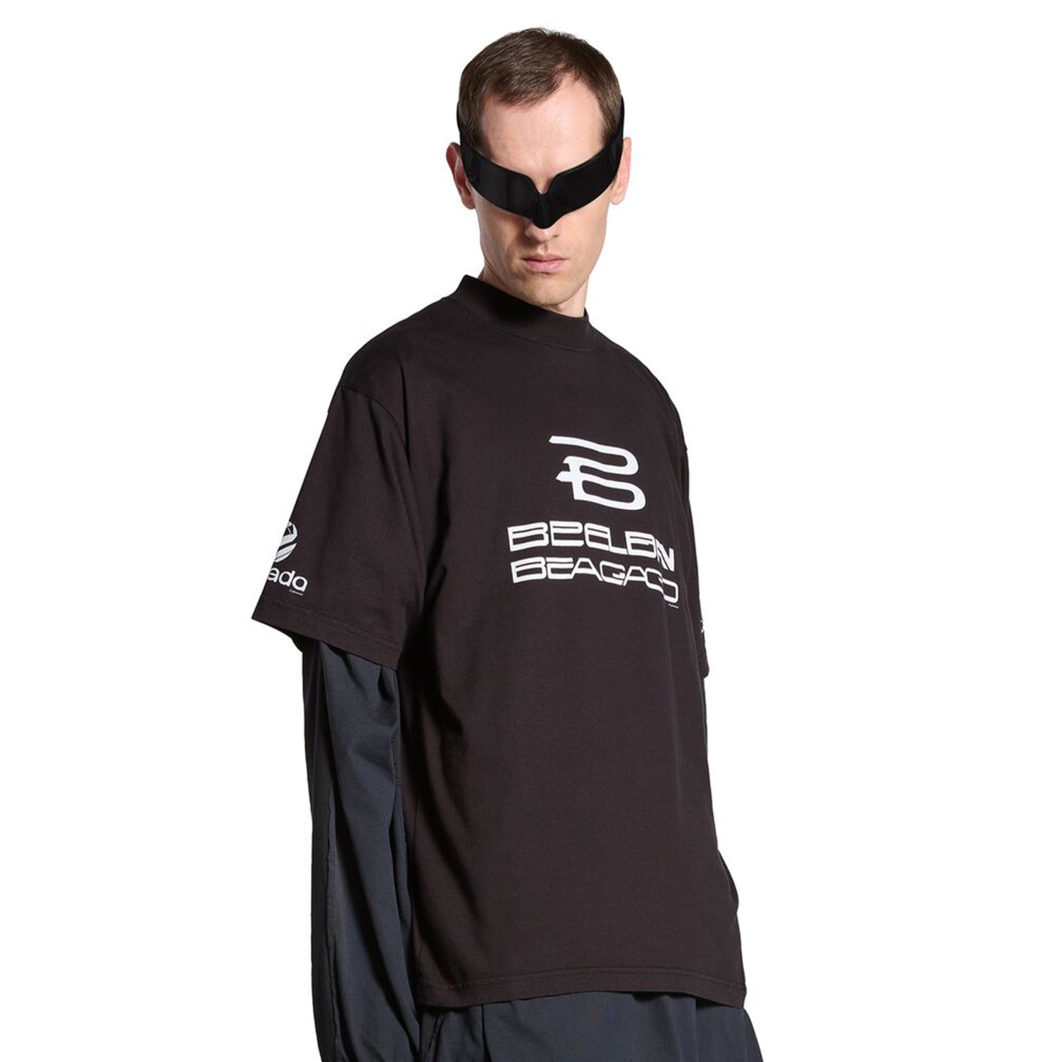 Balenciaga Men's Summer Solid Color AI GENERATED Crew Neck Cotton Loose Short Sleeve T-Shirt Ngvp #7952