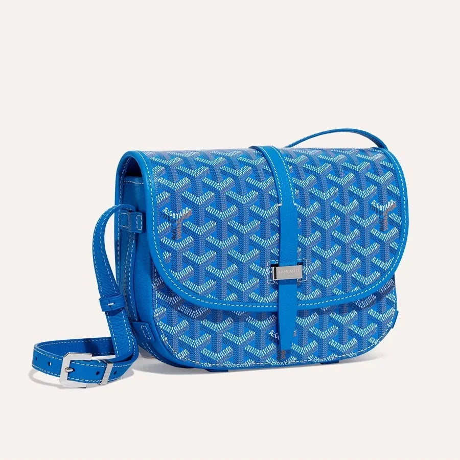 GOYARD Belvedere Bag Navy Blue Fashion Trend Logo Satchel Bag Simple Elegant Adjustable Shoulder Bags #71381