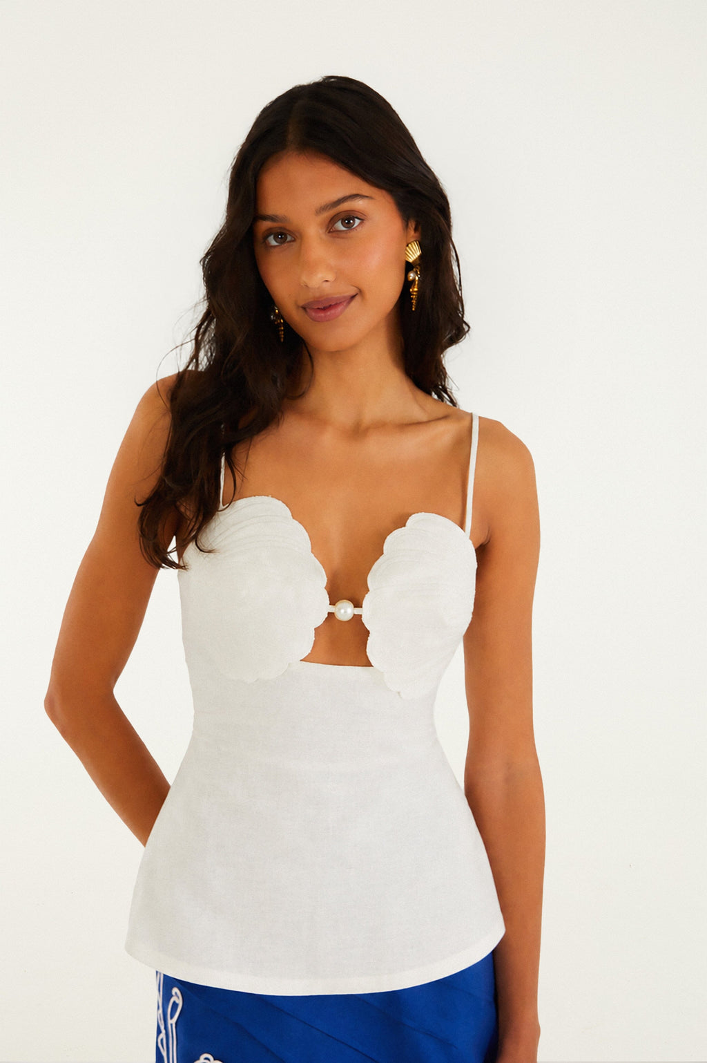 Off-White 3d Shell  Peplum Blouse