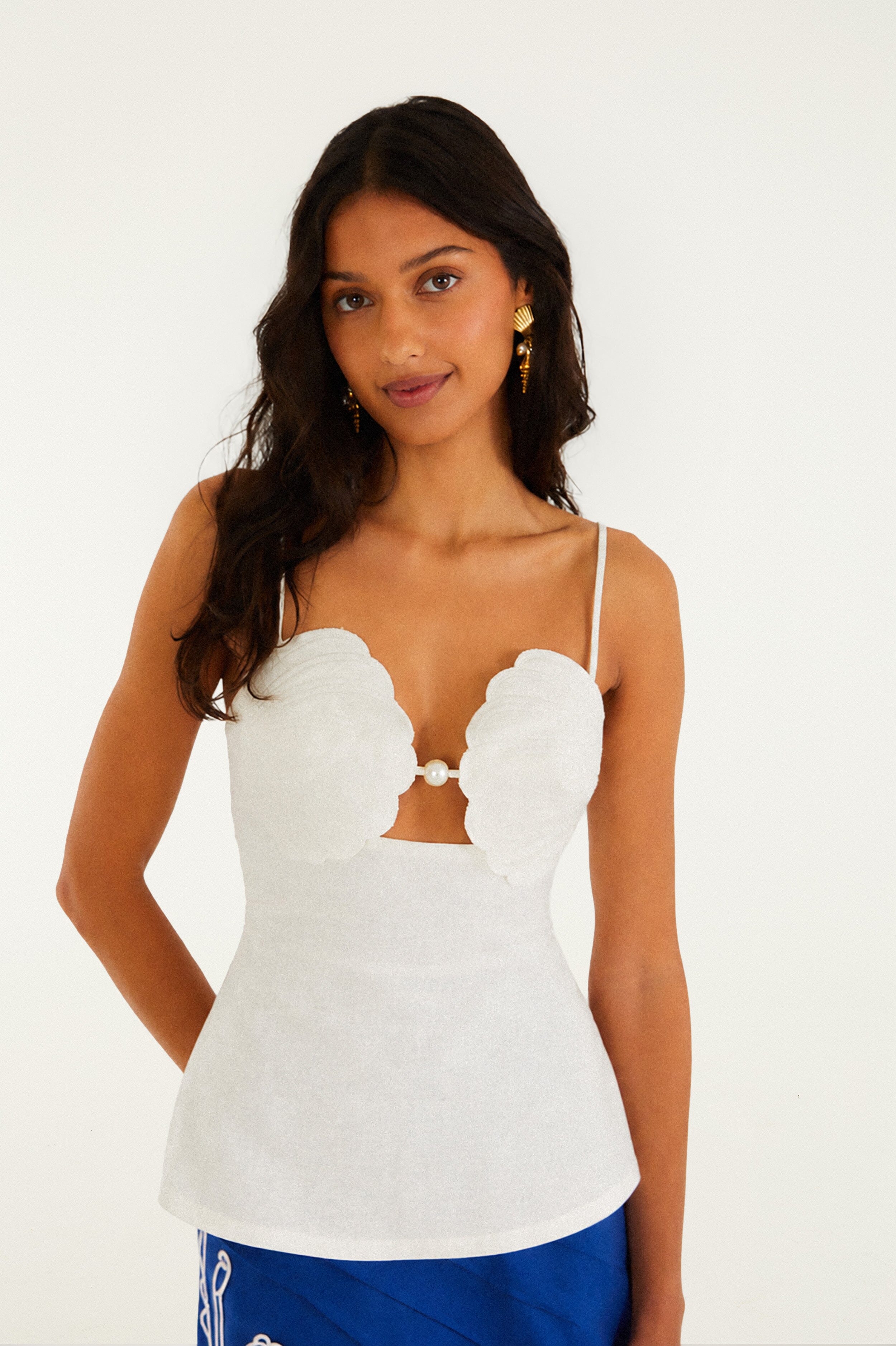 Off-White 3d Shell  Peplum Blouse