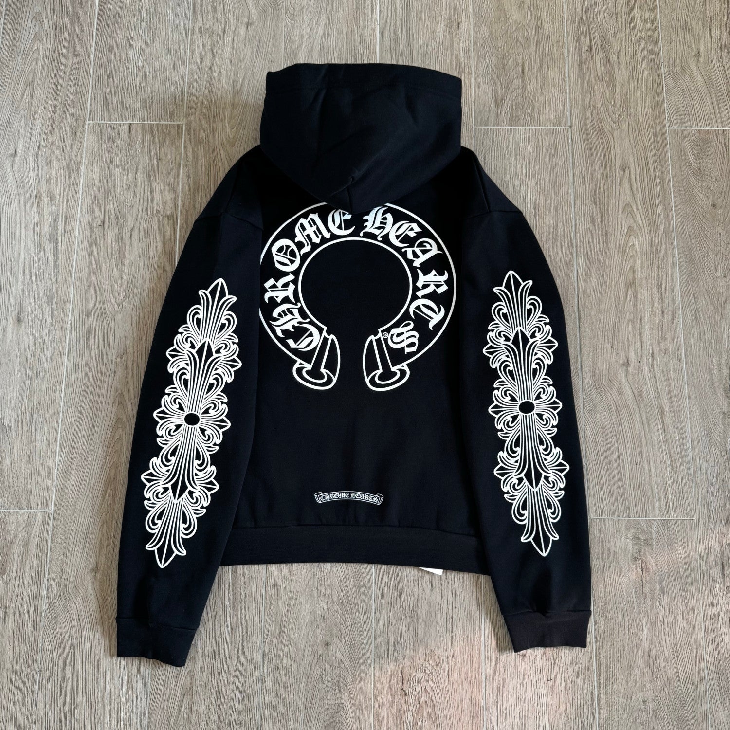 Chrome Hearts Side Floral Leg Pattern Hooded Sweatshirt Pants #375724