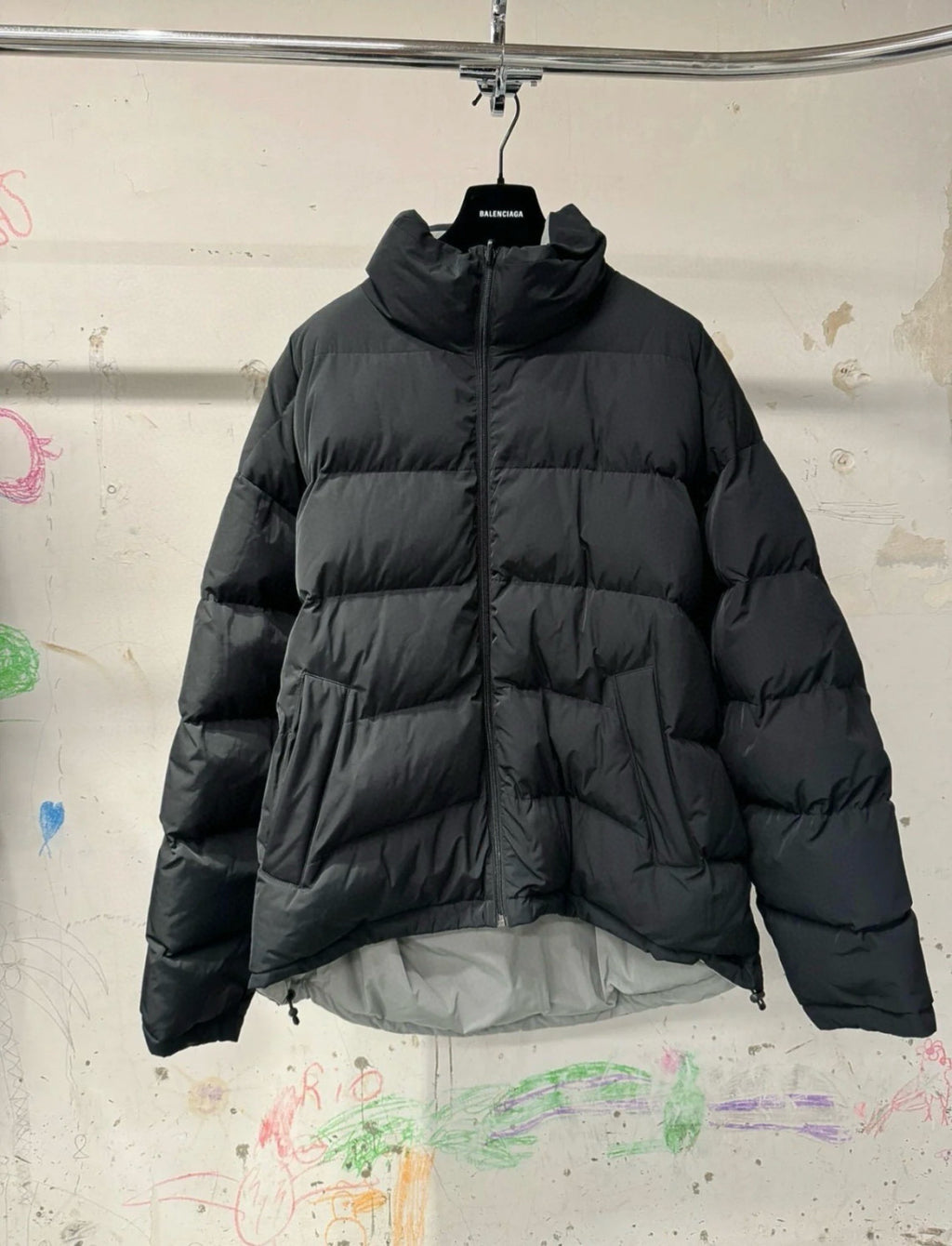 Balenciaga 25FW Men'S And Women'S Double-Sided Embroidered Cotton Clothing Coat Jacket #333182