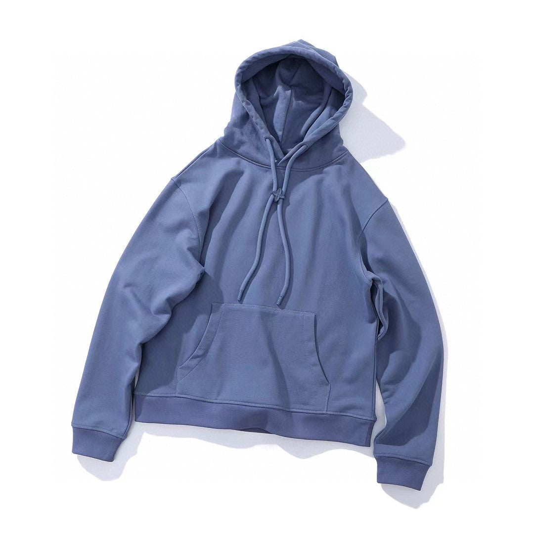 Louis Vuitton Men's Autumn Solid Color Loose Hooded Sweatshirt Pullover #97254
