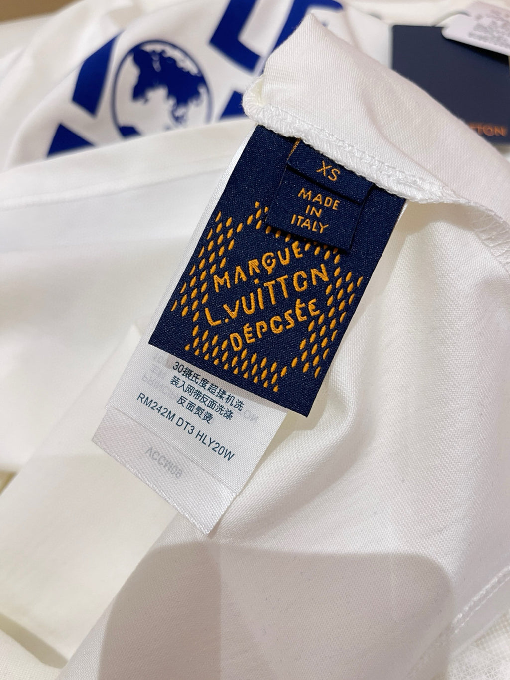 Louis Vuitton Men's Spring/Summer Graphic Cotton Letter Print Casual Fit Short Sleeve T-Shirt #71828