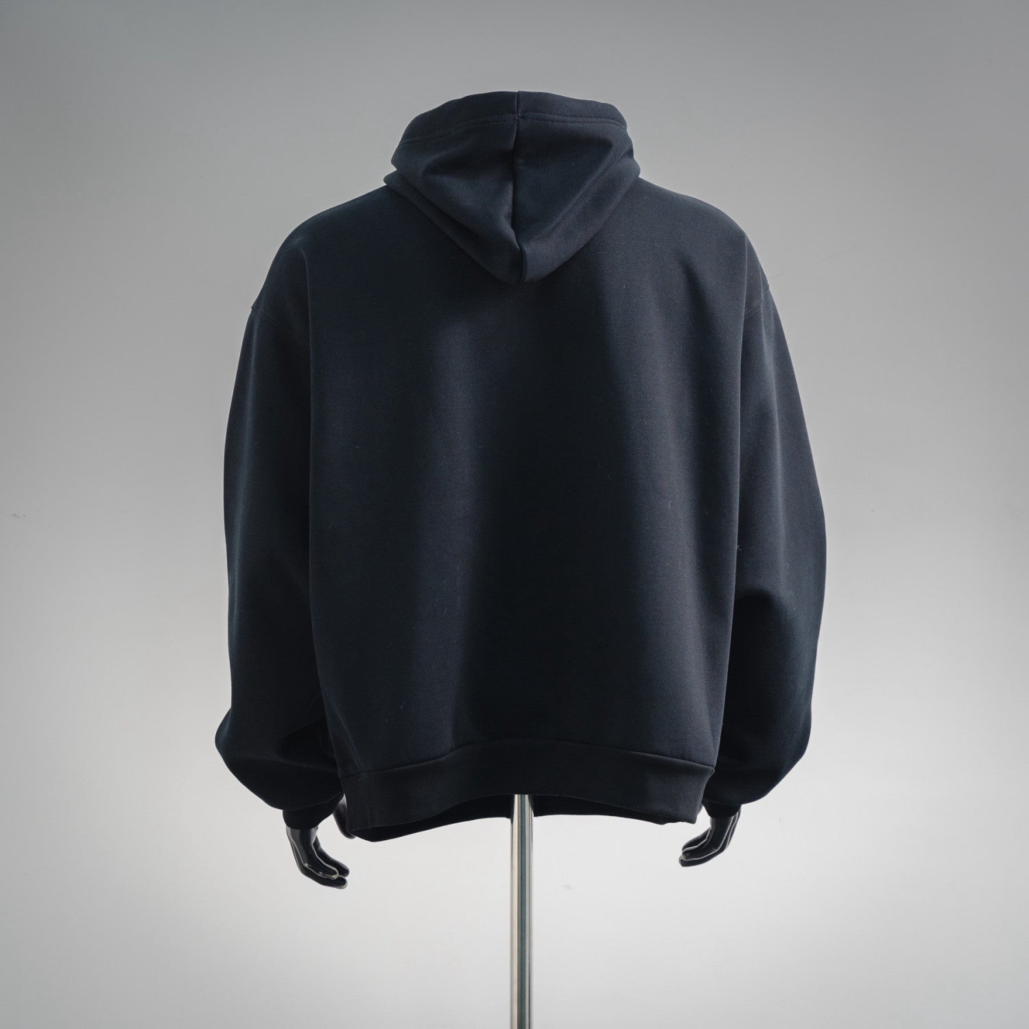 Balenciaga 3b Sports Icon Zip-up Hoodie in Washed Black White #375599
