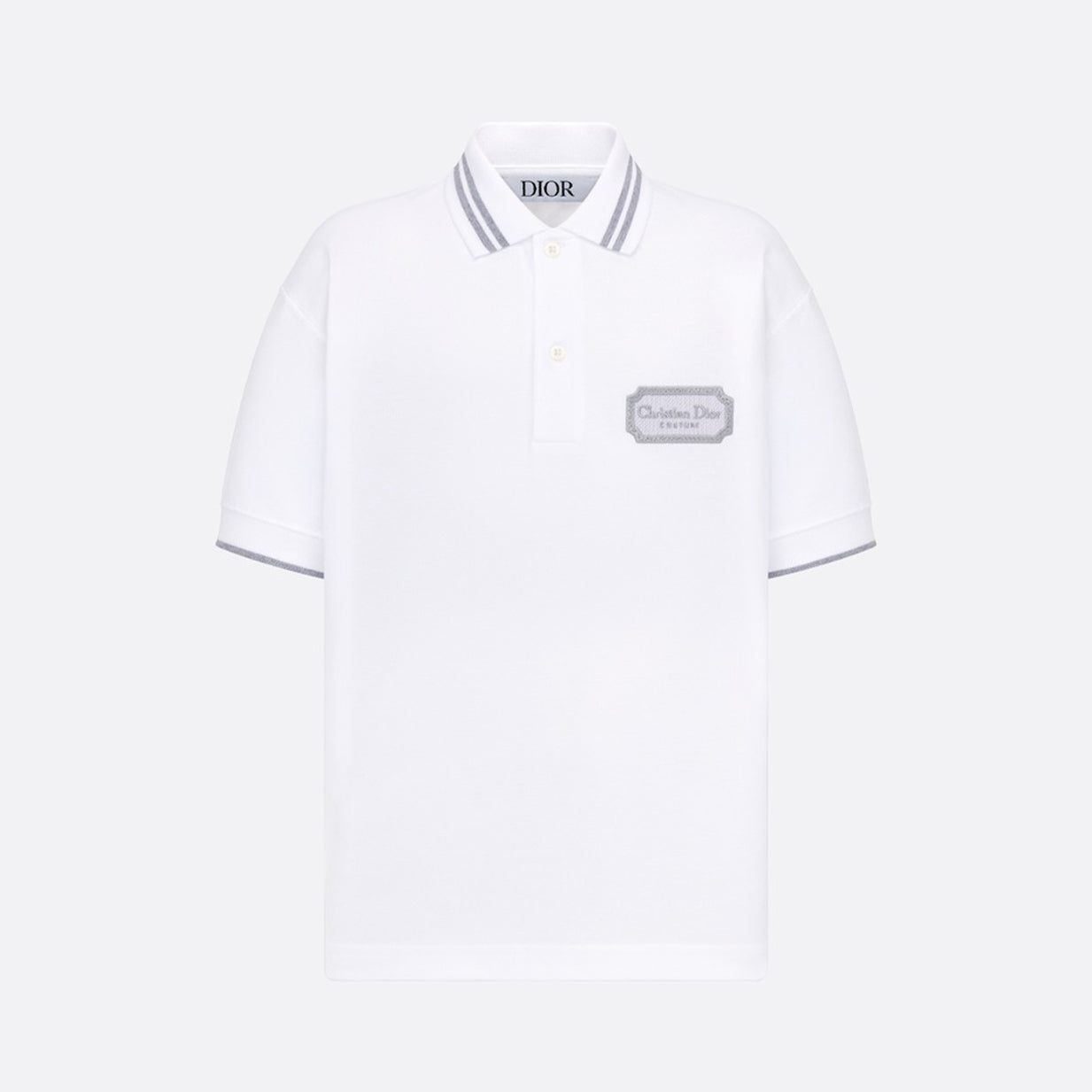 Dior Kid's Summer Christian Dior Embroidered Casual Pullover Fitted Short Sleeve Lapel Polo Shirt #31283