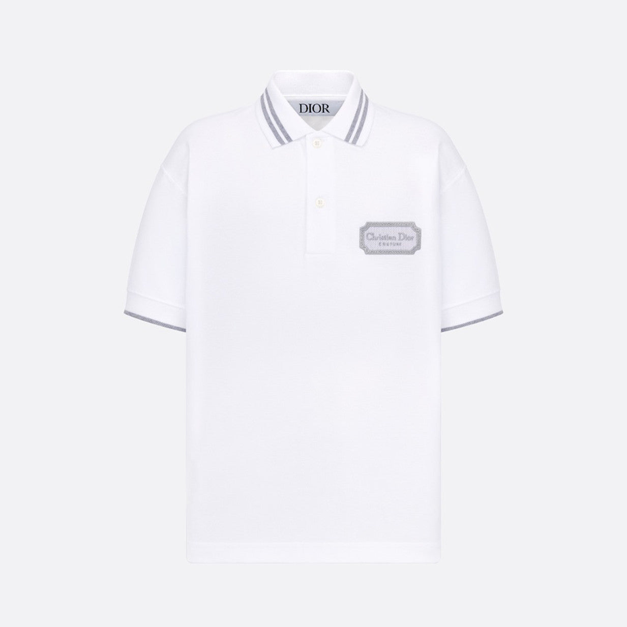 Dior Kid's Summer Christian Dior Embroidered Casual Pullover Fitted Short Sleeve Lapel Polo Shirt #31283