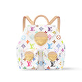 Louis Vuitton LV x TM VENICE Women's Colorful Logo Printed Flap Closure Coated Canvas Leather Trimmed Shoulder Bag Bags #75179