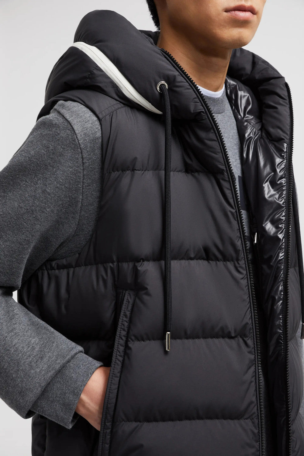 Moncler Cardamine Men'S Hooded Down Waistcoat Autumn And Winter Fashion Comfortable Simple Warm Logo Zip Jacket Vest #81158