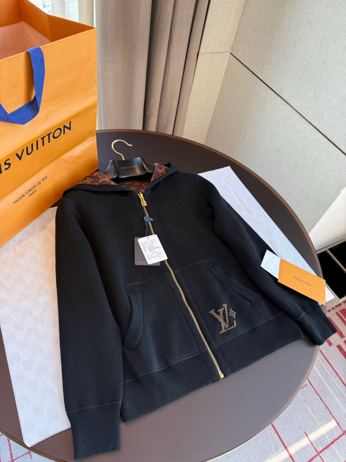 Louis Vuitton Monogram Reversible Double Face Hooded Blouson #333583