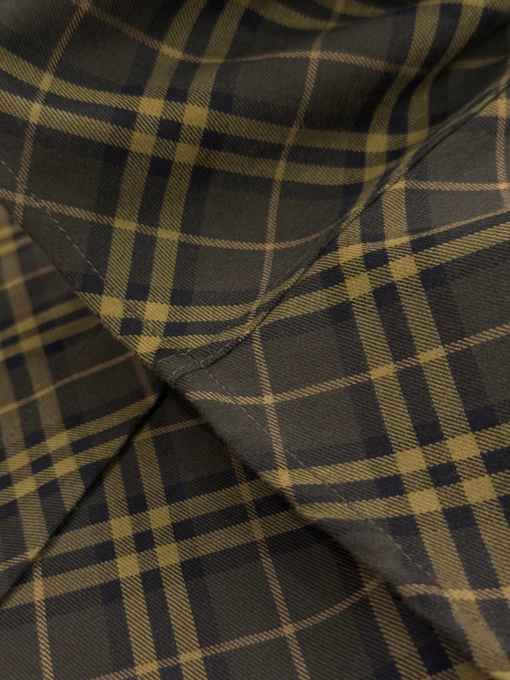 Burberry Men's Spring/Autumn Fashion Casual Loose Checkered Pattern Single Breasted Button Down Collar Long Sleeved Shirt #78318