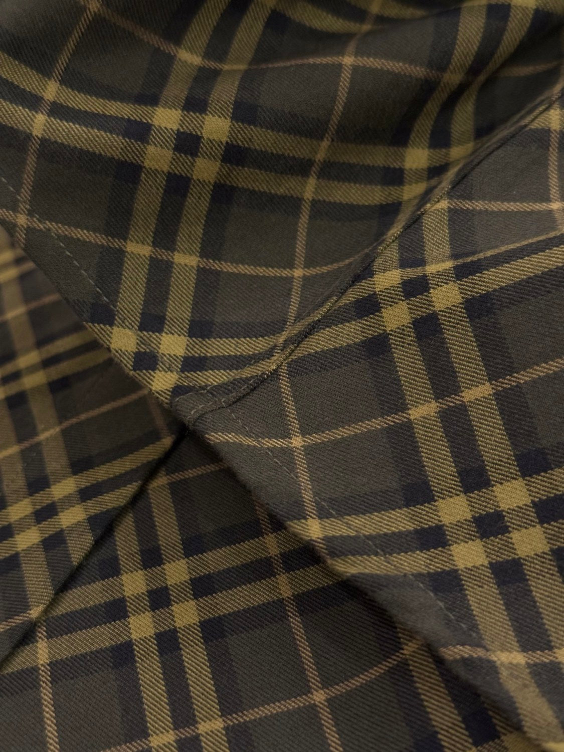 Burberry Men's Spring/Autumn Fashion Casual Loose Checkered Pattern Single Breasted Button Down Collar Long Sleeved Shirt #78318