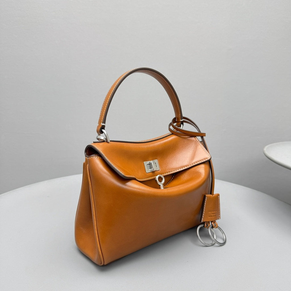 Balenciaga Rodeo Mini Handbag Tan Clutch Bag Spring Summer Women's Fashion Luxury Leather Bags Bag 7954562ABP72753 #81249