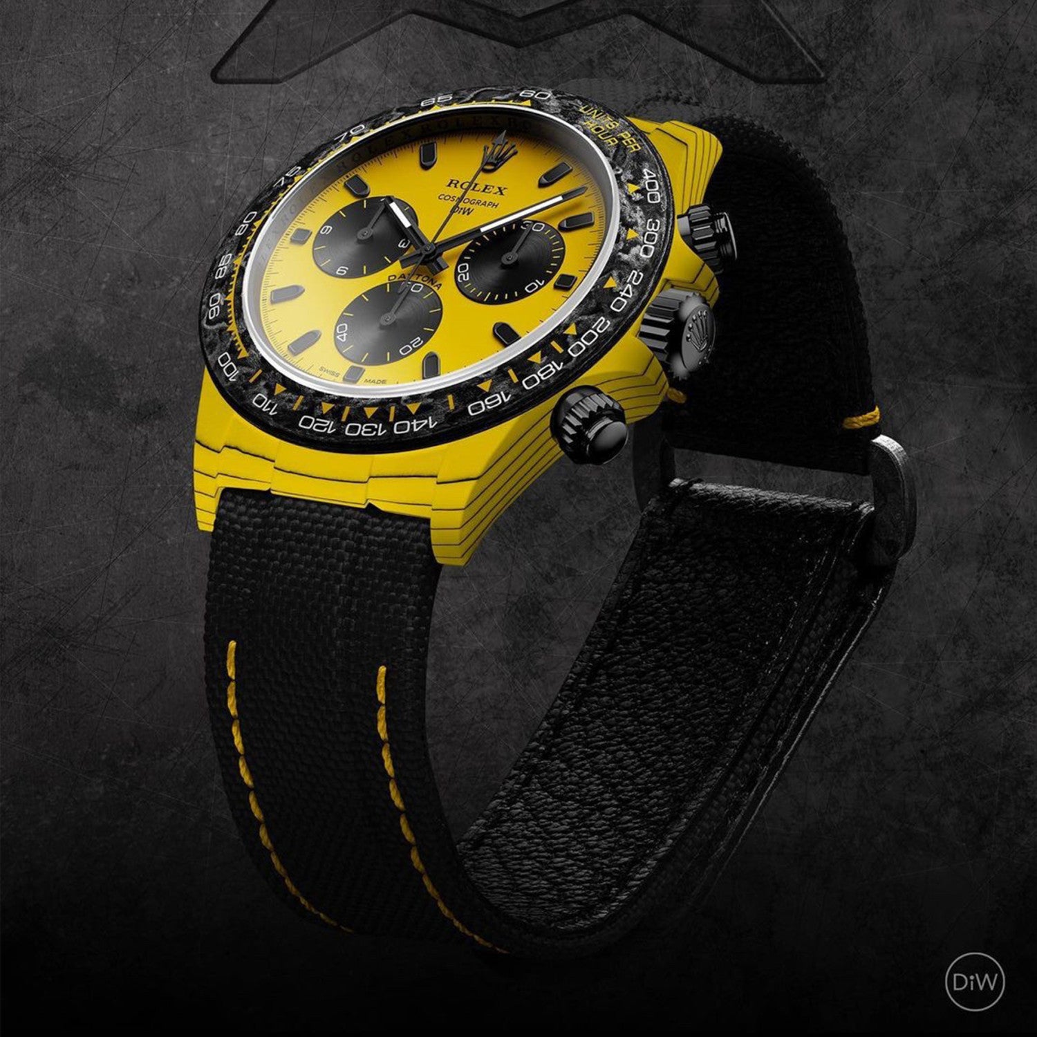Rolex Men Women Fashion Luxury Carbon Fiber Casual Temperament Mechanical Watch #98765