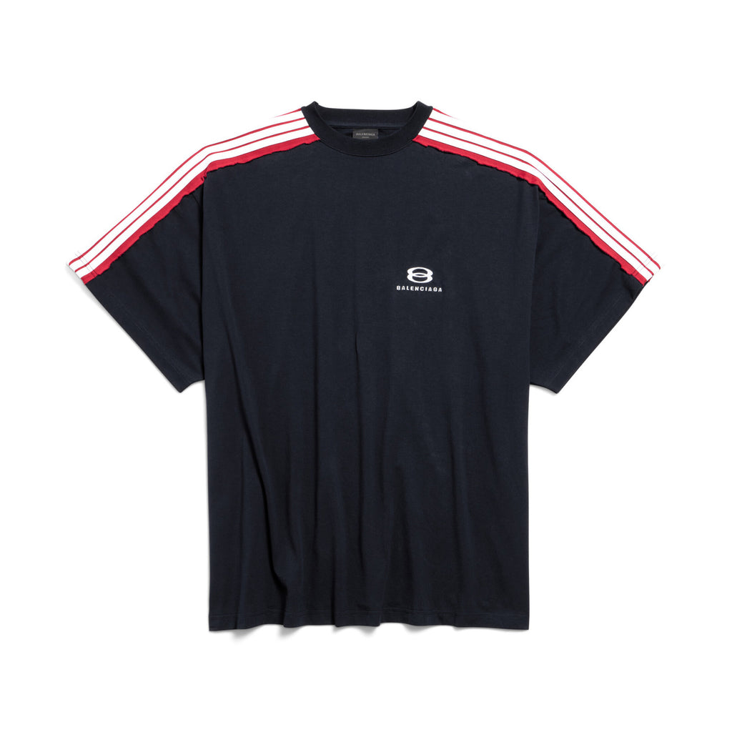 Balenciaga UNITY SPORTS ICON Men's Summer Solid Color Crew Neck Cotton Short Sleeve Silhouette T-Shirt #77742