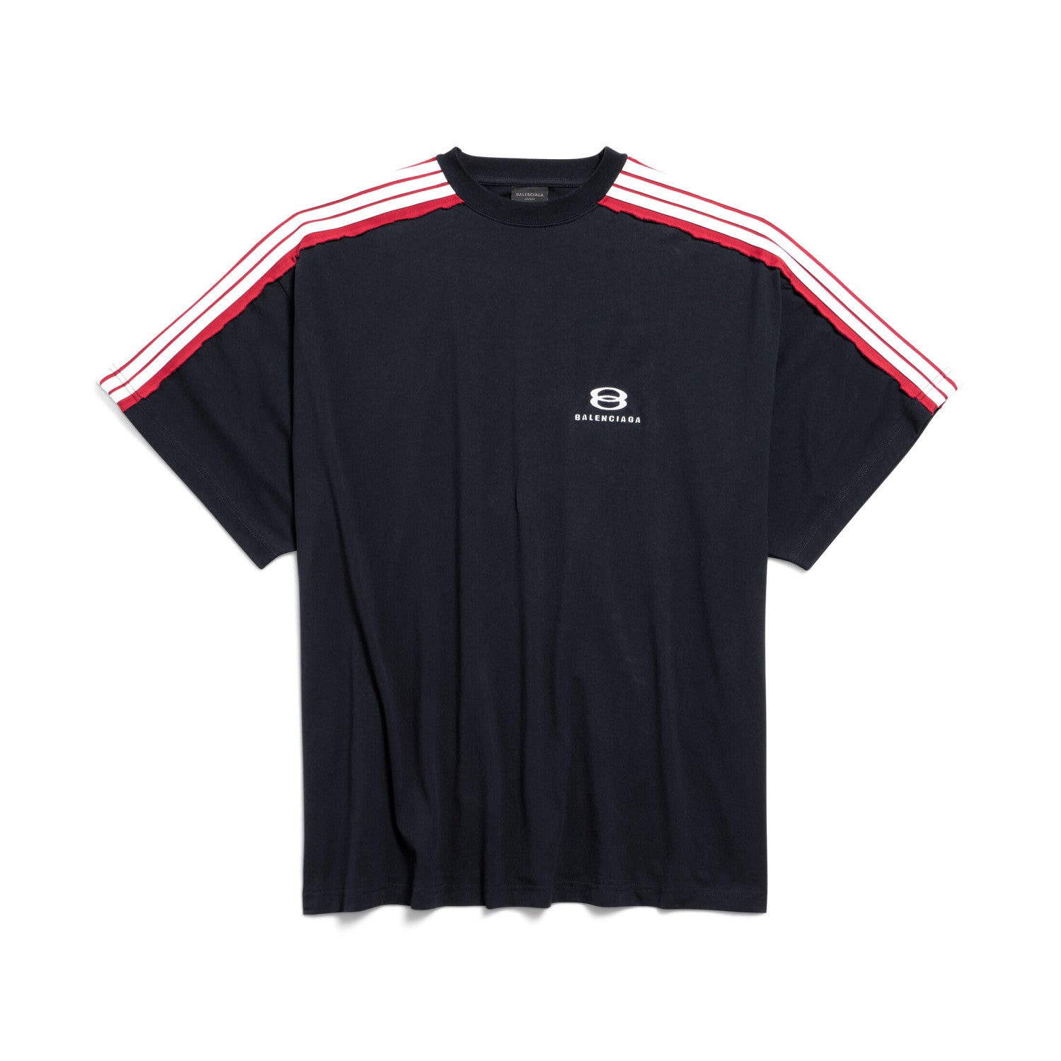 Balenciaga UNITY SPORTS ICON Men's Summer Solid Color Crew Neck Cotton Short Sleeve Silhouette T-Shirt #76537