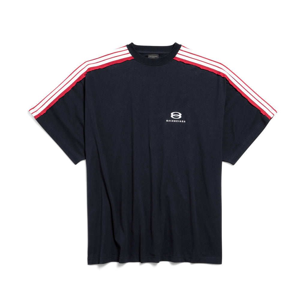 Balenciaga UNITY SPORTS ICON Men's Summer Solid Color Crew Neck Cotton Short Sleeve Silhouette T-Shirt #77742