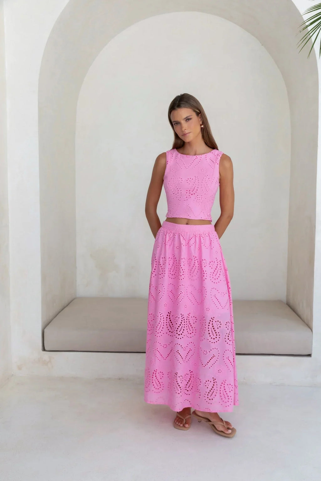 Happier Here Set Pink