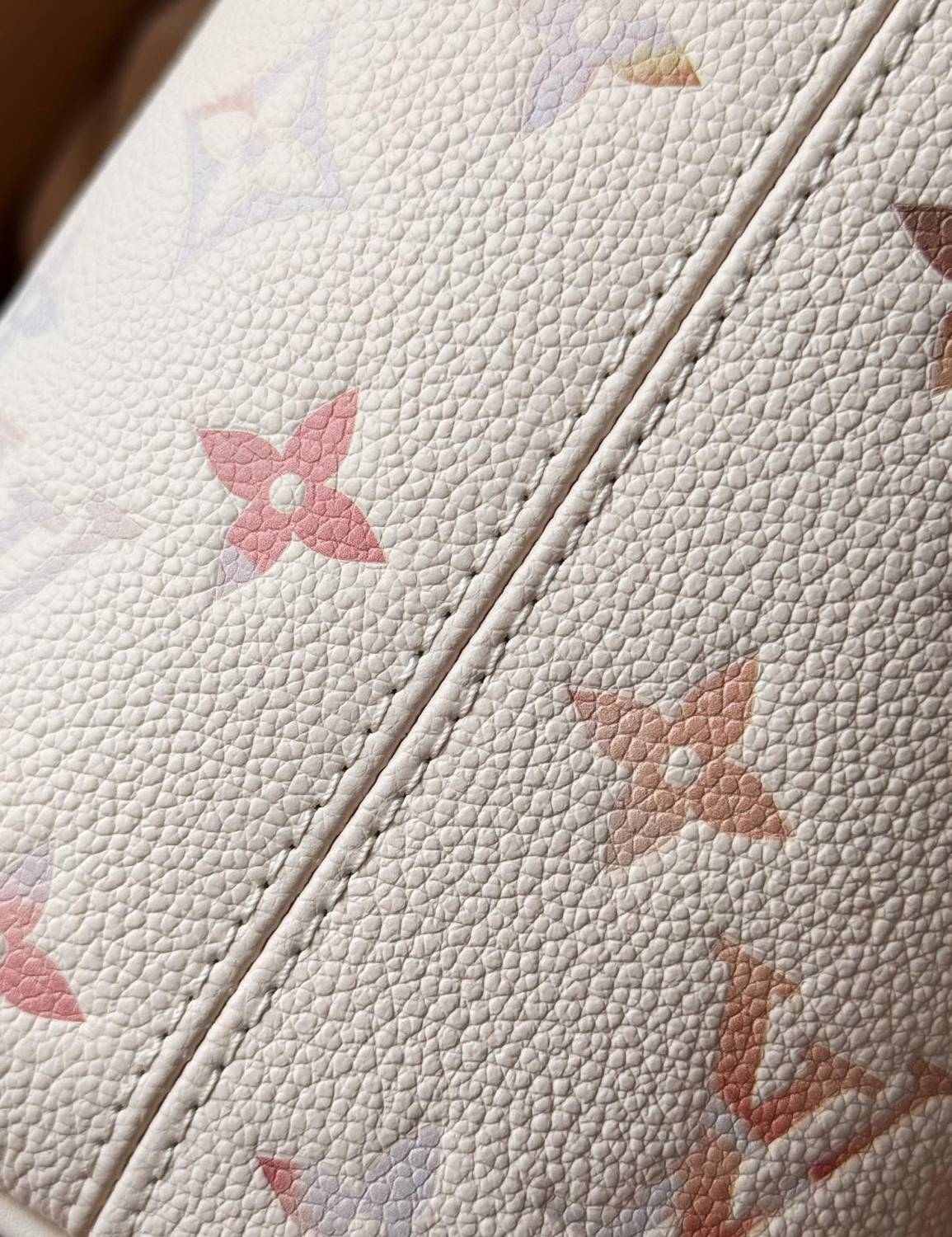 Louis Vuitton All In BB Women's Watercolor Gradient Logo Print Embossed Grained Cowhide Leather Shoulder Bag Crossbody Handbag Tote Bags #78126