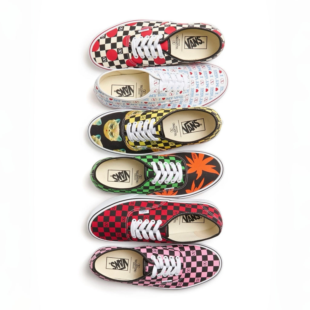 Valentino X VANS Joint Women's and Men's Sneakers Printed Style #333072